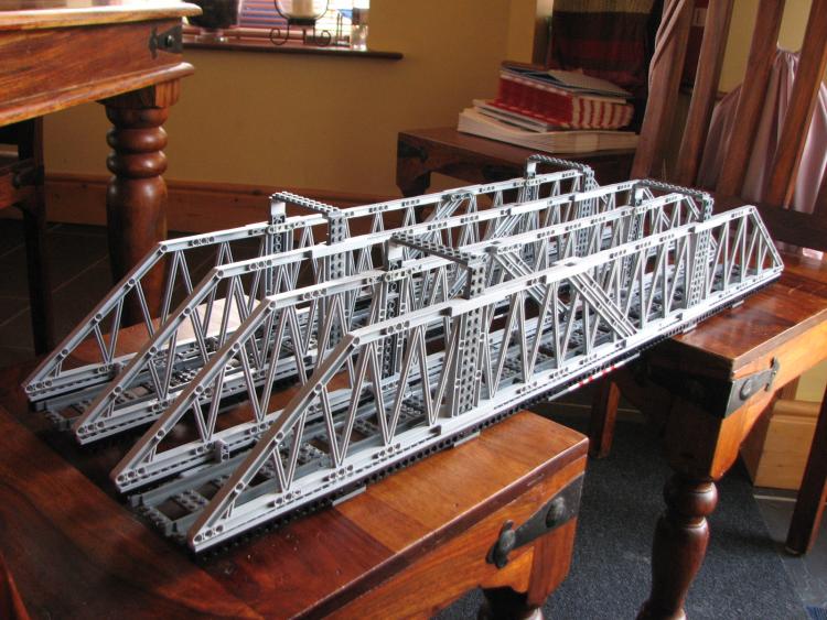 Iron railway bridge